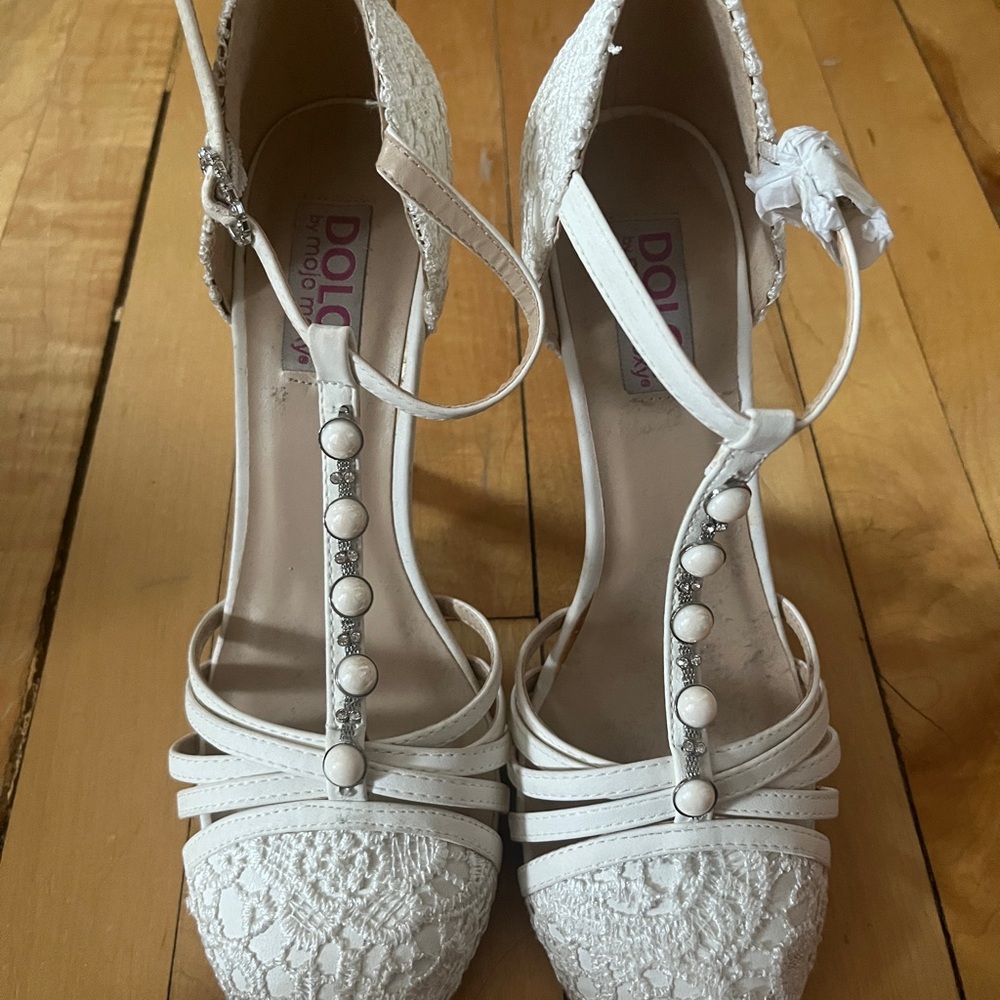 White Lace Women's Shoes